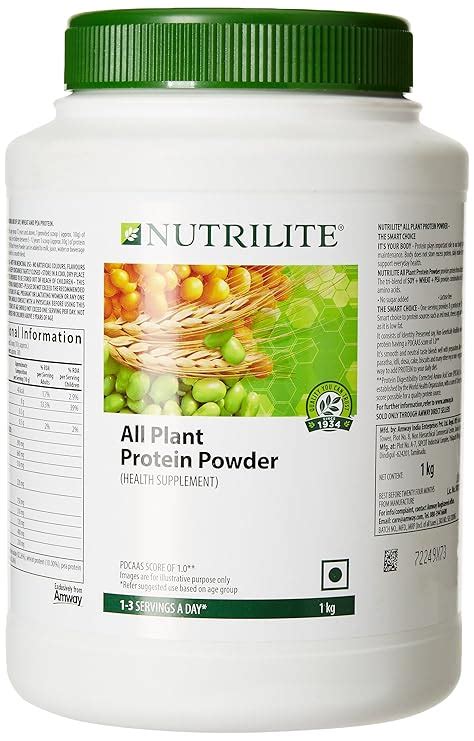 Nutrilite Amway Nutrilite All Plant Protein Powder - 1Kg (Butterscotch ...