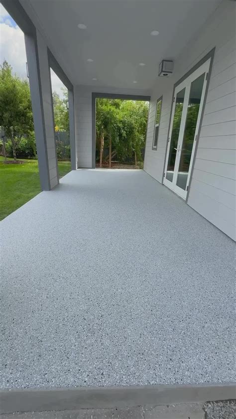 Outdoor epoxy flooring by The Garage Floor Co. All Sunshine Coast ...
