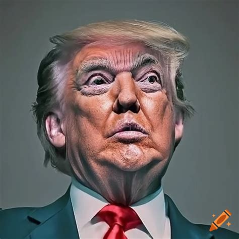 Trump looking mentally ill and stupid