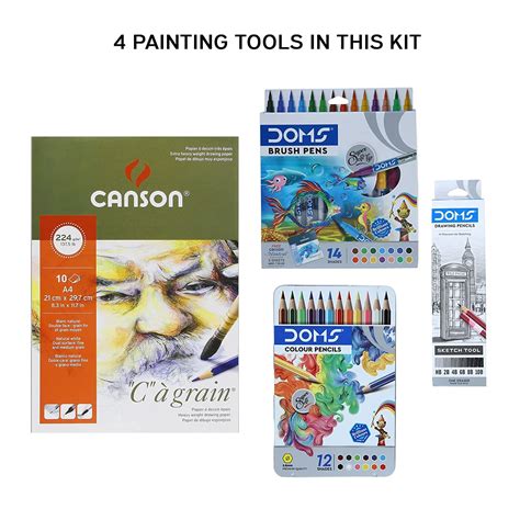 DOMS Art Inspiration Series Strokes & Series, Art Kit – Fetch N Buy