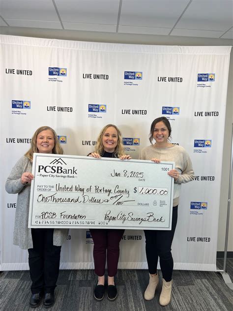 Thank you to Paper City Savings Bank Charitable Foundation for creating ...