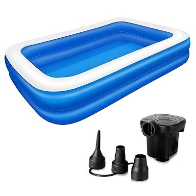 Buy kiniza Inflatable Swimming Pool, 122" X 73" X 20" Family Full-Sized ...