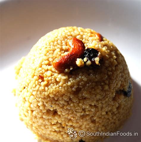 Thinai Kesari | Foxtail Millet Kesari bath-How to make-Stepwise ...