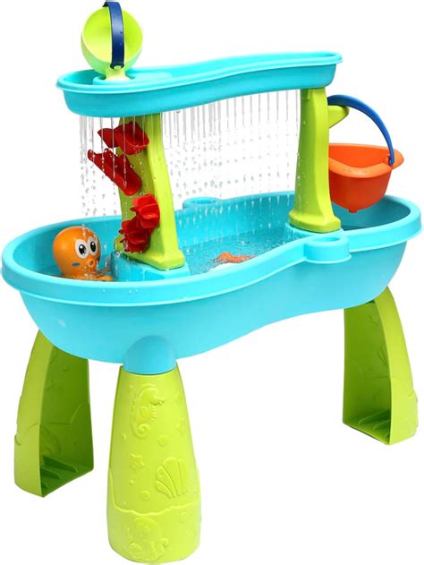 Amazon.com: Trimate Toddler Sensory Sand and Water 2 Tier Table ...