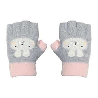 Buy FabSeasons Acrylic warm Woolen Winter Fingerless knit cold weather ...