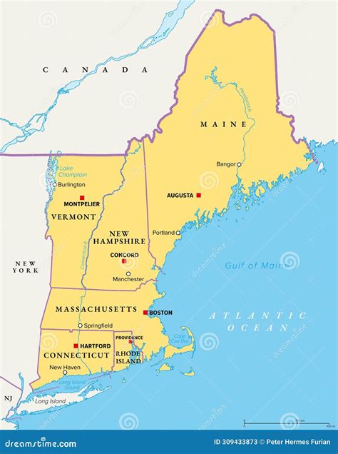 new england political map