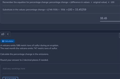 Solved: Remember the equation for percentage change: percentage change ...