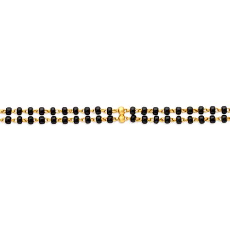 Lavish 22 Karat Yellow Gold Beaded Mangalsutra