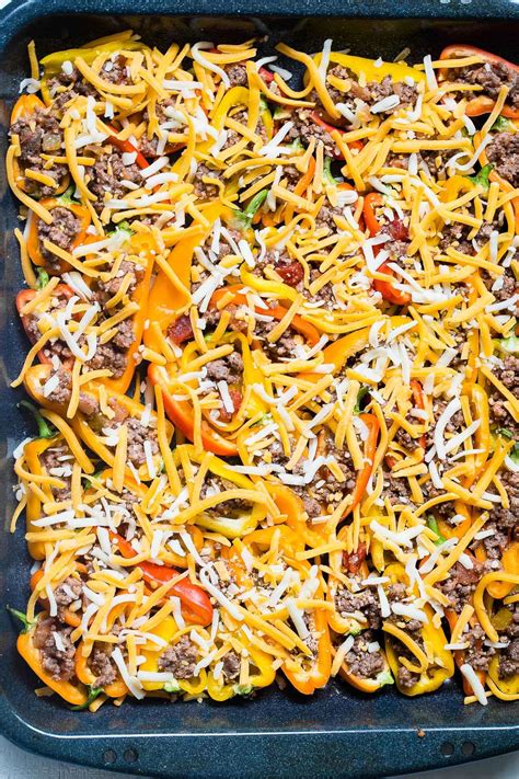 Mexican Mini Bell Pepper Nachos | Food Faith Fitness