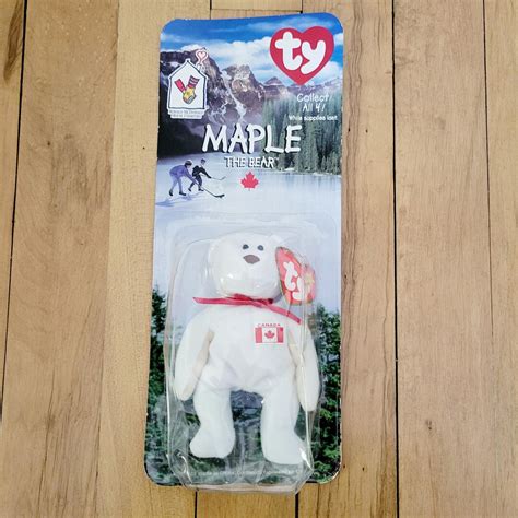 Vintage 1996-1997 TY Maple the Bear Mcdonald's Toy in Original Package ...