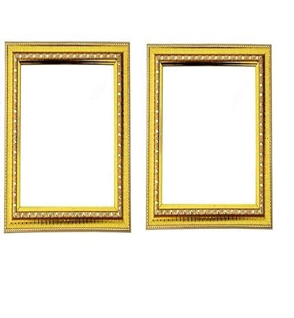 RR FRIENDS WOOD PHOTO FRAME A4(30.48 * 20 cm) (GOLDEN,WITH GLASS) Wall ...