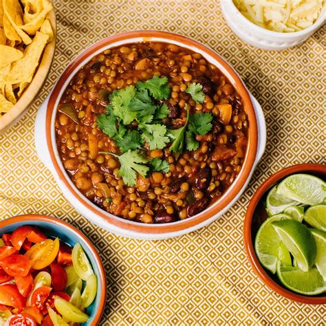 Easy Vegetarian Lentil and kidney bean Chilli - The Spoonie Chef | Easy ...