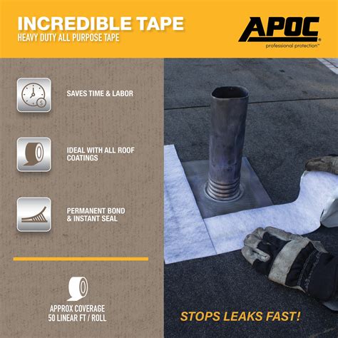 APOC® Incredible® TapeHeavy Duty All Purpose Fleece-Top Tape