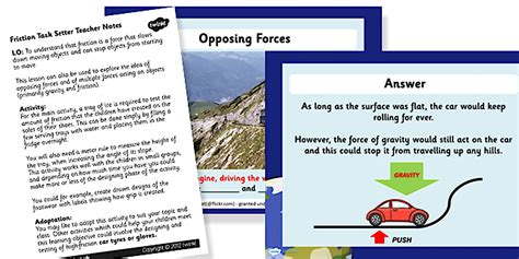 Friction Task Setter PowerPoint