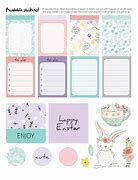 Image result for Free Printable Easter Stickers