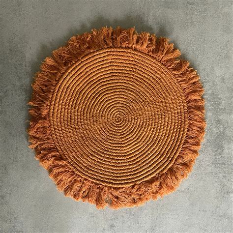 Bella Macrame Round Placemat (Colours Available) – AA Living