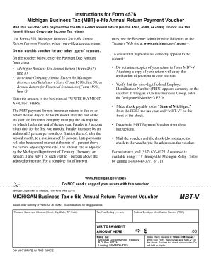 Fillable Online michigan cit return voucher form Fax Email Print ...