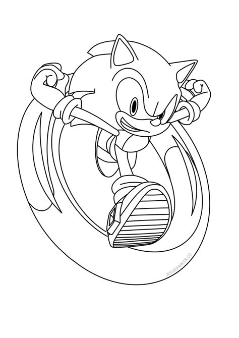 40 Free Sonic The Hedgehog Colouring Pages (PDF Printables) - Jessie Parker