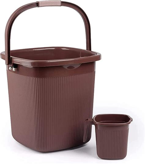 Nayasa Funk Square 2 Pcs Bathroom Set | Bucket 18 L + Mug 1.5 L ...