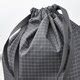 RENSARE bag, check pattern/black, 30x40 cm/8 l (11 ¾x15 ¾"/2 gallon) - IKEA