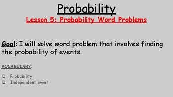Image result for Probability Math Word Problems How to Do