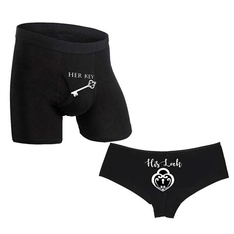 Key&Lock Couples matching underwear, matching India | Ubuy