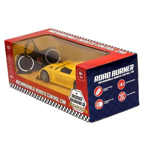 Road Burner Rechargeable Astro Remote-Control Car for Kids (Yellow Nis ...