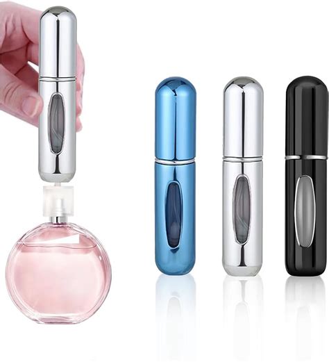 TAME 3 Pcs Perfume Atomiser Refillable, 5 ml Travel Perfume Bottle ...