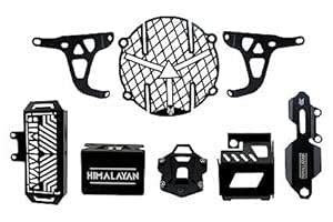 MILACHIN Himalayan Series Combo Headlight Grill, Front Disc Oil Cap ...