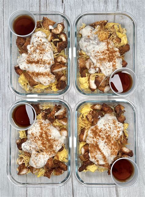 Country Chicken Breakfast Meal Prep - Diana's Delish Dishes