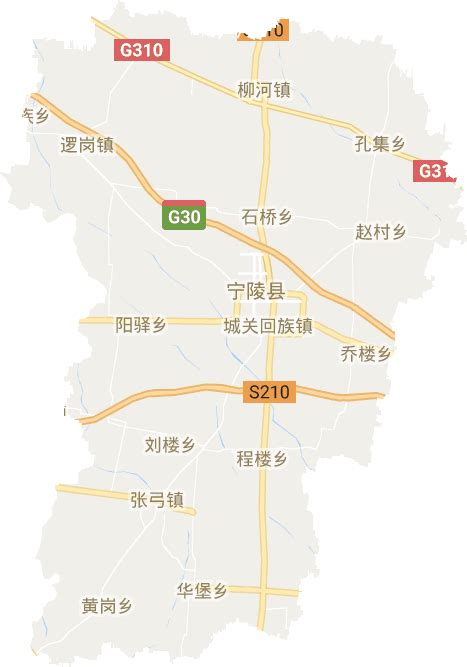 宁陵县高清电子地图