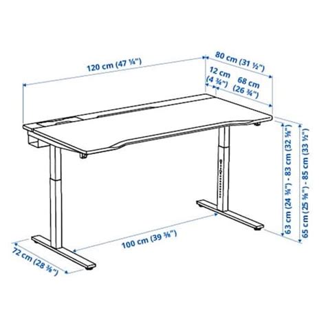 UTMANING gaming desk, black, 120x80 cm (471/4x311/2") - IKEA