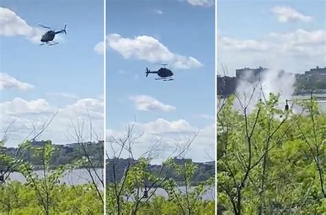 WATCH IT: Helicopter Crashes Into Hudson River in NYC, Pilot Uninjured ...