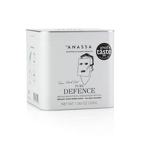 ANASSA Pure Defense Tea (te de hierbas), suelto con 15 bolsitas ...