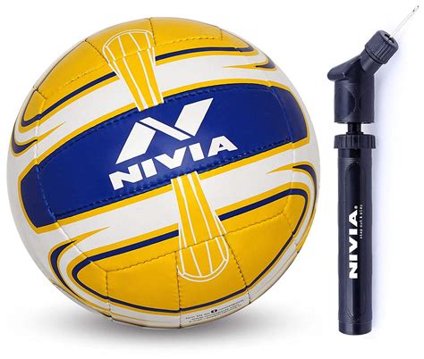 Buy Nivia Super Synthetic Rubber Volleyball Combo (Size 4 + Nivia ...