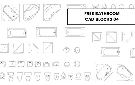 Free Bathroom CAD Blocks