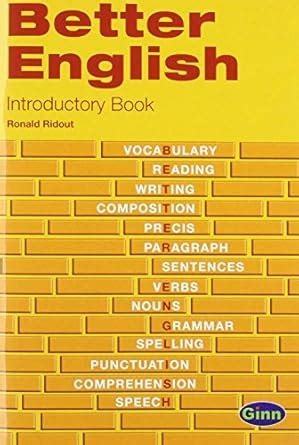 Better English Intro Book (International) 2ed Edition - Ronald Ridout ...