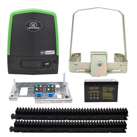 Garage & Gate Motors - Centurion D3 SMART Sliding Gate Motor Kit with Anti-Theft Bracket for ...