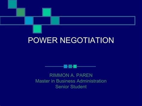 Negotiation Power 的图像结果