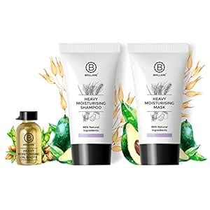 Brillare Heavy Moisturising Mini Combo, Natural Shampoo 30ml, Mask ...