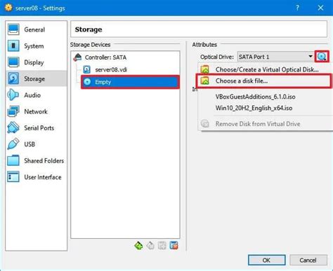 Image result for How to Add ISO File to VirtualBox