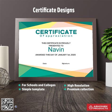 4>High-Quality Certificate Designs – 25 CorelDRAW Templates Design ...