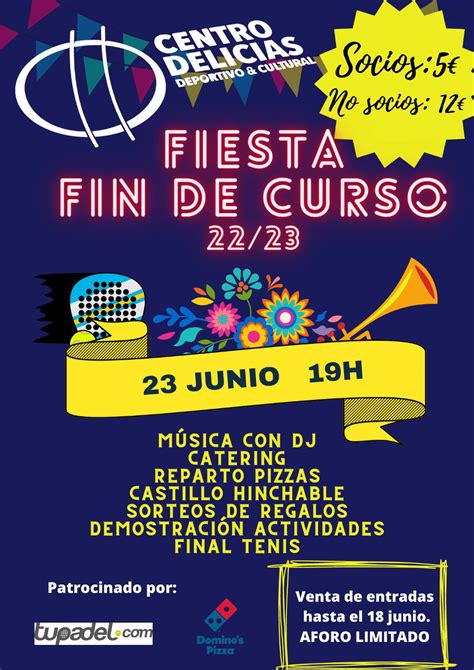 Centro Deportivo Cultural Delicias - FIESTA FIN DE CURSO 2022-23 Centro ...