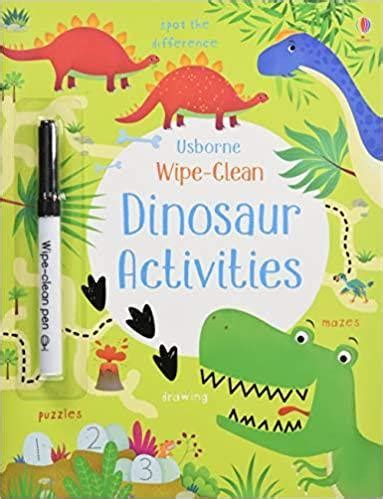Dinosaur Activities Wipe and Clean - Paperback | Usborne – Krazy ...