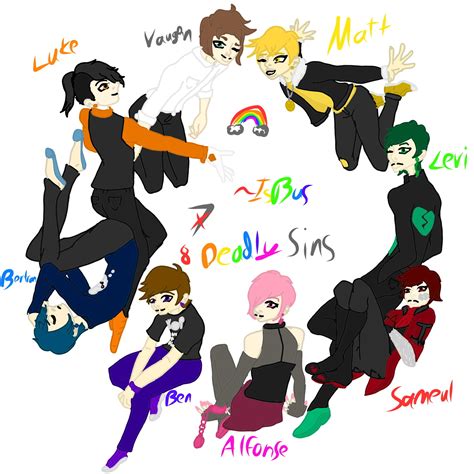 8 Deadly Sins by IsBusTheBus on DeviantArt