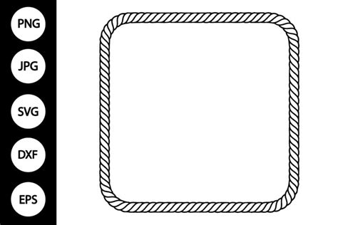 Image result for Rectangle Rope Braid Border SVG