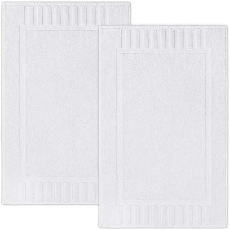 Hotel Collection - Luxury Bath Mats | 22x34 | 2 Pack – WHITE CLASSIC