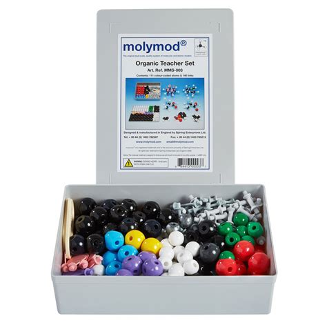 Moly mod Organic Chemistry Molecular Model, Teacher Set (111 atom parts ...