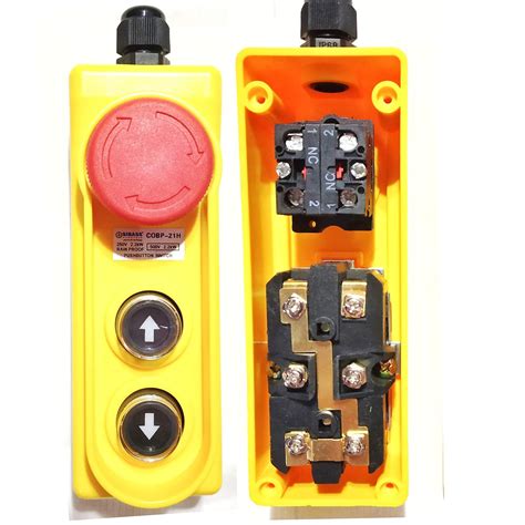 Controller with Emergency Stop Pendant Switch Control for Hoist (2 Ways ...