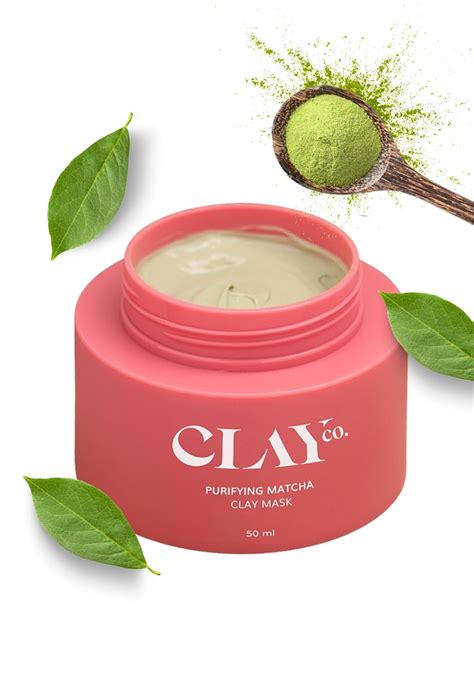 Buy CLAYCO. Purifying Matcha Clay Face Mask 50 ml | Face Mask For ...